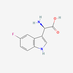 (R)-2-Amino-2-(5-fluoro-1H-indol-3-YL)acetic acid