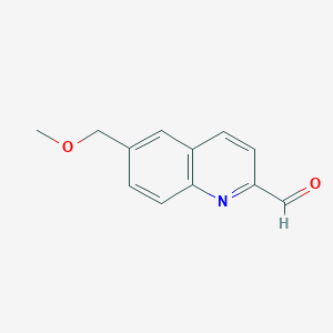 6-(Methoxymethyl)quinoline-2-carbaldehyde