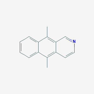 molecular formula C15H13N B11896591 5,10-Dimethylbenzo[g]isoquinoline CAS No. 33301-42-7