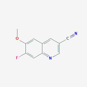 7-Fluoro-6-methoxyquinoline-3-carbonitrile