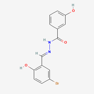 N'-(5-bromo-2-hydroxybenzylidene)-3-hydroxybenzohydrazide