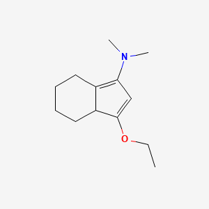 3-ethoxy-N,N-dimethyl-4,5,6,7-tetrahydro-3aH-inden-1-amine