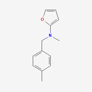 N-methyl-N-[(4-methylphenyl)methyl]furan-2-amine