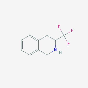 molecular formula C10H10F3N B11896808 3-(Trifluoromethyl)-1,2,3,4-tetrahydroisoquinoline CAS No. 223915-99-9