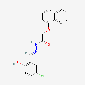 N'-(5-chloro-2-hydroxybenzylidene)-2-(1-naphthyloxy)acetohydrazide