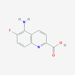 5-Amino-6-fluoroquinoline-2-carboxylic acid