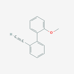 molecular formula C15H12O B11896908 2-Ethynyl-2'-methoxy-1,1'-biphenyl 