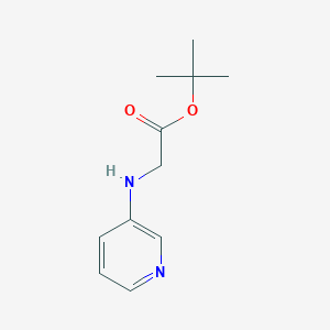 molecular formula C11H16N2O2 B11896941 Tert-butyl 2-(pyridin-3-ylamino)acetate 