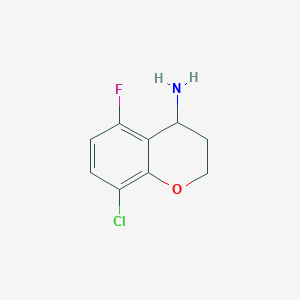 8-Chloro-5-fluorochroman-4-amine