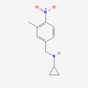 N-(3-Methyl-4-nitrobenzyl)cyclopropanamine