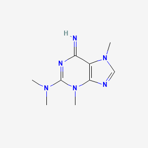 6-Imino-N,N,3,7-tetramethyl-6,7-dihydro-3H-purin-2-amine