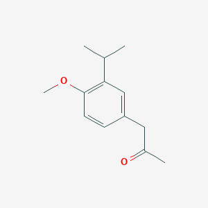 molecular formula C13H18O2 B11897186 1-(3-Isopropyl-4-methoxyphenyl)propan-2-one 