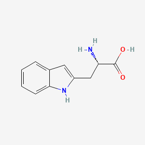 molecular formula C11H12N2O2 B11897217 (S)-2-Amino-3-(1H-indol-2-yl)propanoic acid CAS No. 533-42-6