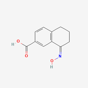 8-(Hydroxyimino)-5,6,7,8-tetrahydronaphthalene-2-carboxylic acid