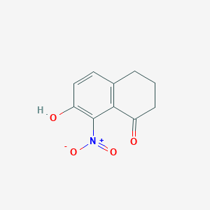 7-Hydroxy-8-nitro-3,4-dihydronaphthalen-1(2H)-one