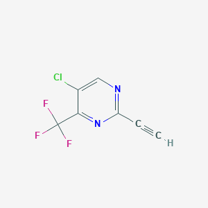 5-Chloro-2-ethynyl-4-(trifluoromethyl)pyrimidine