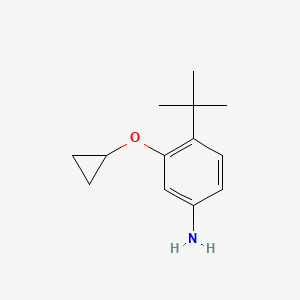 4-Tert-butyl-3-cyclopropoxyaniline