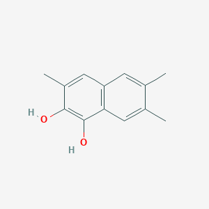 3,6,7-Trimethylnaphthalene-1,2-diol