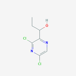 1-(3,5-Dichloropyrazin-2-yl)propan-1-ol