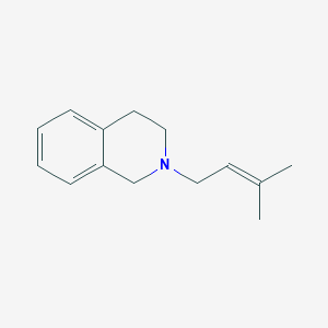 2-(3-Methylbut-2-en-1-yl)-1,2,3,4-tetrahydroisoquinoline