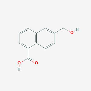 6-(Hydroxymethyl)naphthalene-1-carboxylic acid