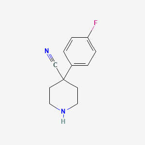 4-(4-Fluorophenyl)piperidine-4-carbonitrile