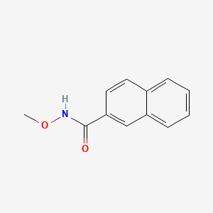 molecular formula C12H11NO2 B11897801 N-Methoxy-2-naphthamide CAS No. 76749-35-4