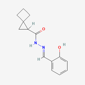 N'-(2-hydroxybenzylidene)spiro[2.3]hexane-1-carbohydrazide