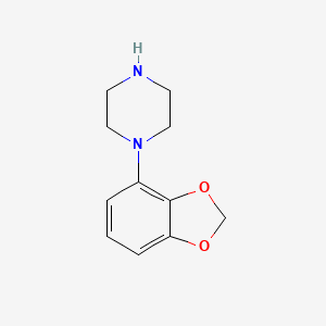 molecular formula C11H14N2O2 B11897831 1-(Benzo[d][1,3]dioxol-4-yl)piperazine CAS No. 98224-27-2