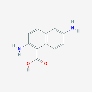 2,6-Diaminonaphthalene-1-carboxylic acid