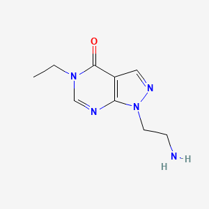 1-(2-Aminoethyl)-5-ethyl-1H-pyrazolo[3,4-d]pyrimidin-4(5H)-one