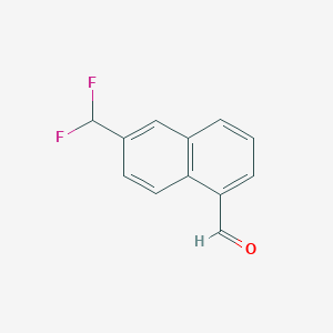 2-(Difluoromethyl)naphthalene-5-carboxaldehyde