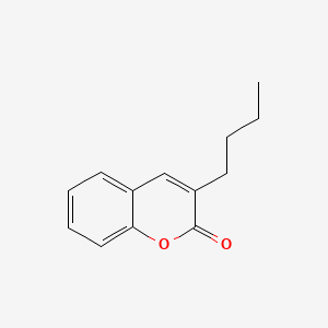 molecular formula C13H14O2 B11897929 Coumarin, 3-butyl- CAS No. 66898-41-7