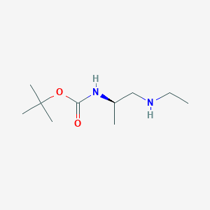 molecular formula C10H22N2O2 B11897968 (R)-tert-butyl 1-(ethylamino)propan-2-ylcarbamate 