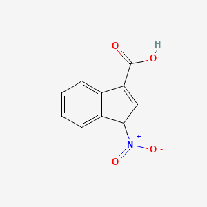 1-Nitro-1H-indene-3-carboxylic acid