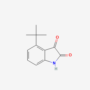 molecular formula C12H13NO2 B11897996 4-(tert-Butyl)indoline-2,3-dione 