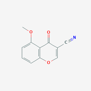 5-Methoxy-4-oxo-4H-1-benzopyran-3-carbonitrile