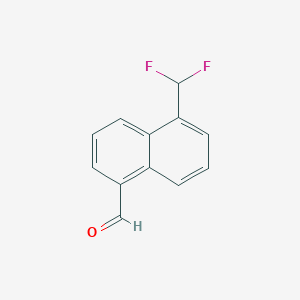 1-(Difluoromethyl)naphthalene-5-carboxaldehyde