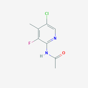 N-(5-Chloro-3-fluoro-4-methylpyridin-2-yl)acetamide