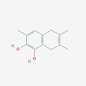 3,6,7-Trimethyl-5,8-dihydronaphthalene-1,2-diol