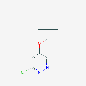 3-Chloro-5-(neopentyloxy)pyridazine