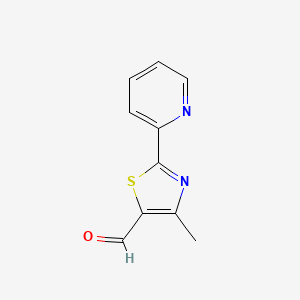 4-Methyl-2-(pyridin-2-yl)thiazole-5-carbaldehyde