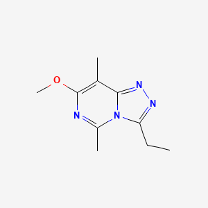 3-Ethyl-7-methoxy-5,8-dimethyl-[1,2,4]triazolo[4,3-c]pyrimidine