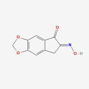 5H-Indeno[5,6-d]-1,3-dioxole-5,6(7H)-dione 6-Oxime