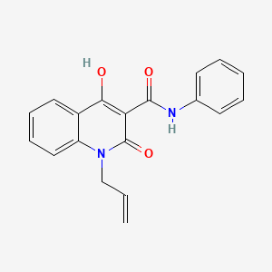 1-allyl-4-hydroxy-2-oxo-N-phenyl-1,2-dihydro-3-quinolinecarboxamide