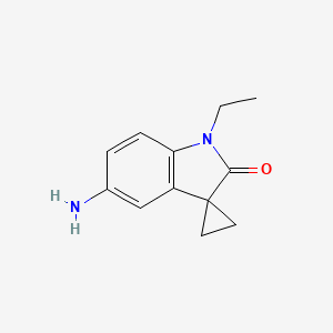 5'-Amino-1'-ethylspiro[cyclopropane-1,3'-indolin]-2'-one