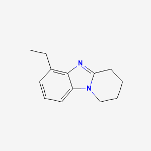 molecular formula C13H16N2 B11898228 6-Ethyl-1,2,3,4-tetrahydrobenzo[4,5]imidazo[1,2-a]pyridine 