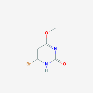 molecular formula C5H5BrN2O2 B11898255 4-Bromo-6-methoxypyrimidin-2-ol 