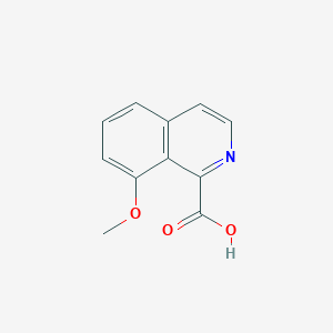 molecular formula C11H9NO3 B11898285 8-Methoxyisoquinoline-1-carboxylic acid CAS No. 1179149-17-7