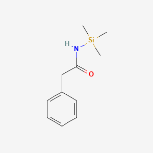 Benzeneacetamide, N-(trimethylsilyl)-